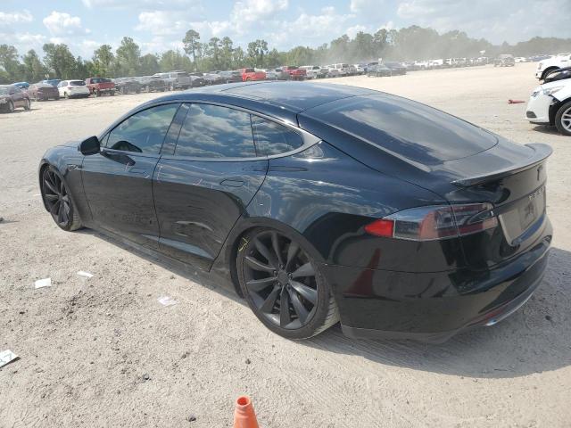5YJSA1DP1DFP04346 - 2013 TESLA MODEL S BLACK photo 2