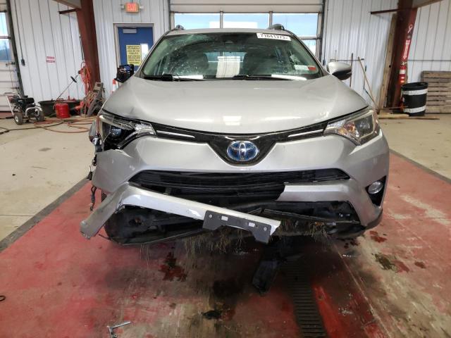 JTMRJREV1JD190446 - 2018 TOYOTA RAV4 HV LE GRAY photo 5