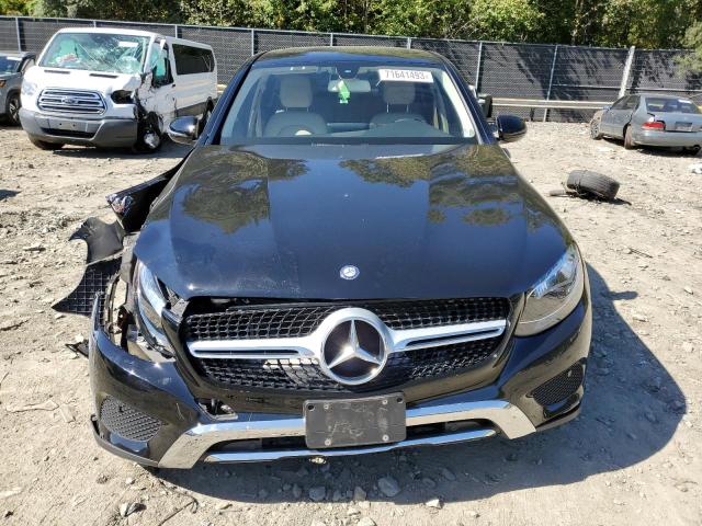 WDC0J4KB3HF153090 - 2017 MERCEDES-BENZ GLC COUPE 300 4MATIC BLACK photo 5