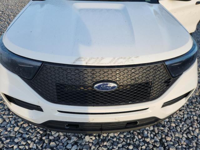 1FM5K8AB7NGB45898 - 2022 FORD EXPLORER POLICE INTERCEPTOR Білий фото 12
