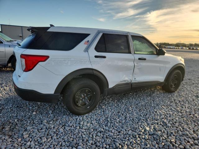 1FM5K8AB7NGB45898 - 2022 FORD EXPLORER POLICE INTERCEPTOR Білий фото 3