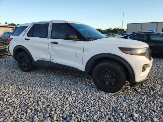 1FM5K8AB7NGB45898 - 2022 FORD EXPLORER POLICE INTERCEPTOR Білий фото 4