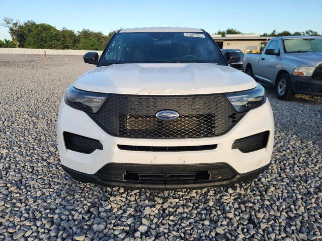 1FM5K8AB7NGB45898 - 2022 FORD EXPLORER POLICE INTERCEPTOR Білий фото 5