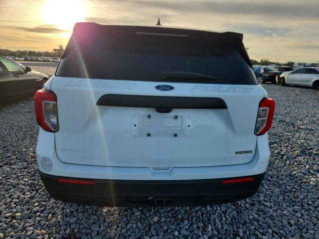 1FM5K8AB7NGB45898 - 2022 FORD EXPLORER POLICE INTERCEPTOR Білий фото 6