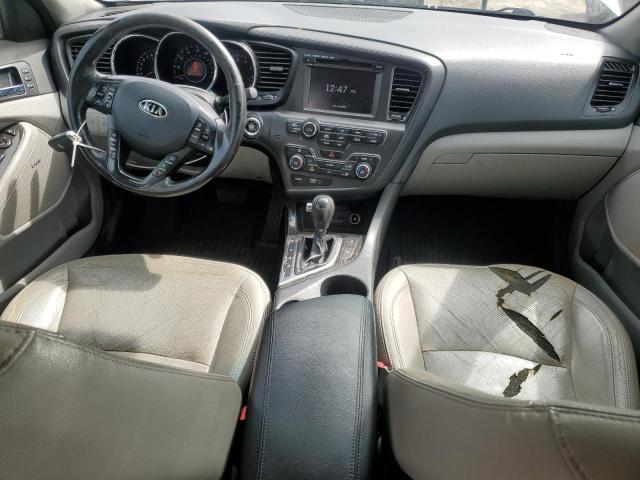 5XXGN4A75CG025742 - 2012 KIA OPTIMA EX GRAY photo 8