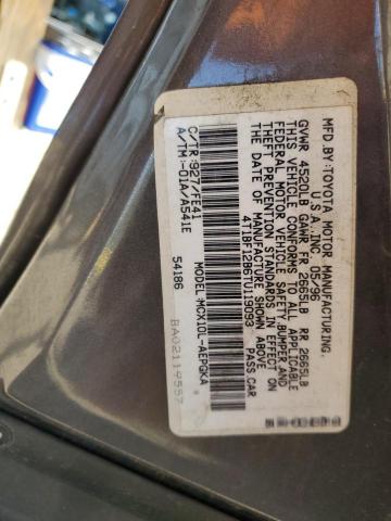 4T1BF12B6TU119093 - 1996 TOYOTA AVALON XL GRAY photo 12