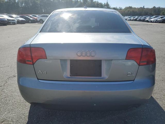 WAUDH78E57A063115 - 2007 AUDI A4 3.2 QUATTRO SILVER photo 6