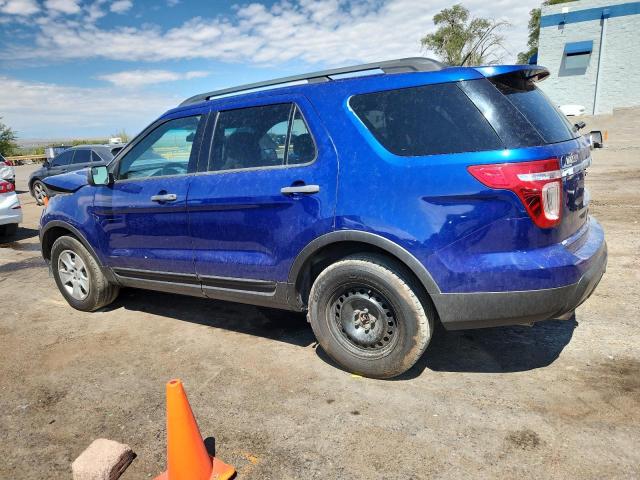 1FM5K8B88DGC41430 - 2013 FORD EXPLORER BLUE photo 2