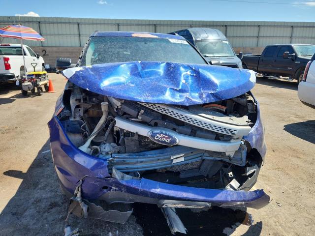 1FM5K8B88DGC41430 - 2013 FORD EXPLORER BLUE photo 5