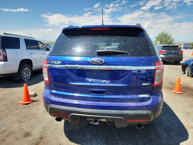 1FM5K8B88DGC41430 - 2013 FORD EXPLORER BLUE photo 6