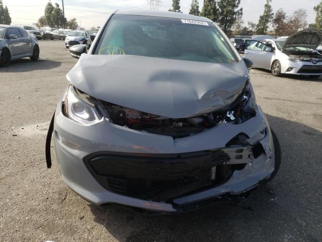 1G1FY6S07M4109419 - 2021 CHEVROLET BOLT EV LT GRAY photo 5