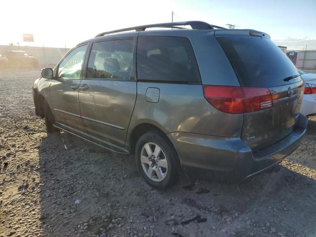 5TDZA23C24S187511 - 2004 TOYOTA SIENNA CE GRAY photo 2