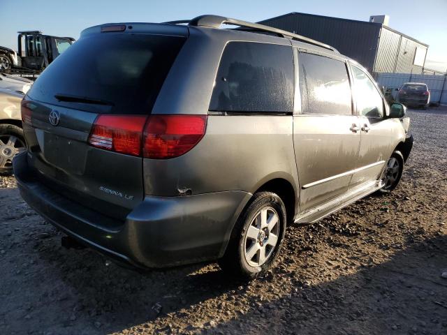 5TDZA23C24S187511 - 2004 TOYOTA SIENNA CE GRAY photo 3