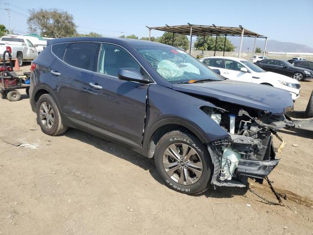 5XYZT3LBXFG233237 - 2015 HYUNDAI SANTA FE S BLUE photo 4