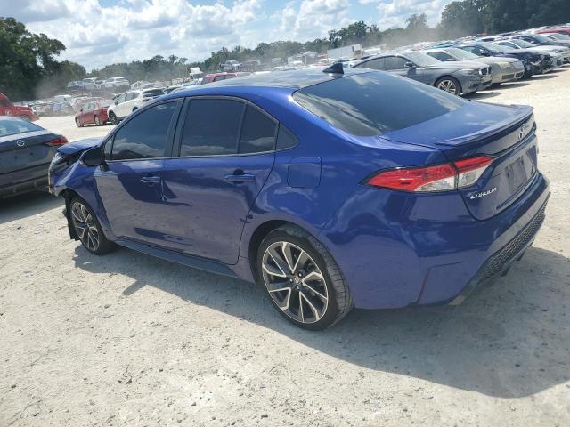 5YFS4MCE9MP096153 - 2021 TOYOTA COROLLA SE BLUE photo 2