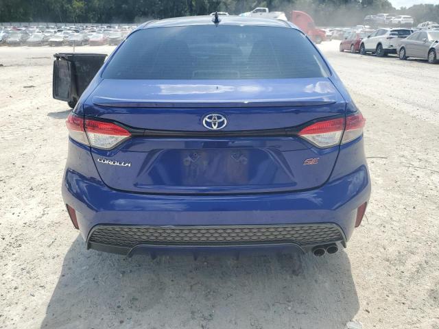 5YFS4MCE9MP096153 - 2021 TOYOTA COROLLA SE BLUE photo 6