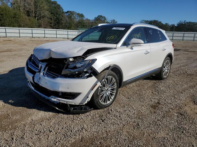 2LMPJ8LR5HBL29646 - 2017 LINCOLN MKX RESERVE WHITE photo 1