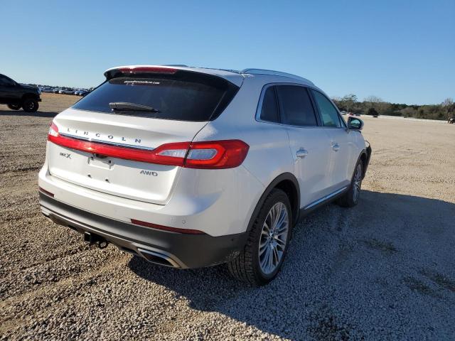 2LMPJ8LR5HBL29646 - 2017 LINCOLN MKX RESERVE WHITE photo 3