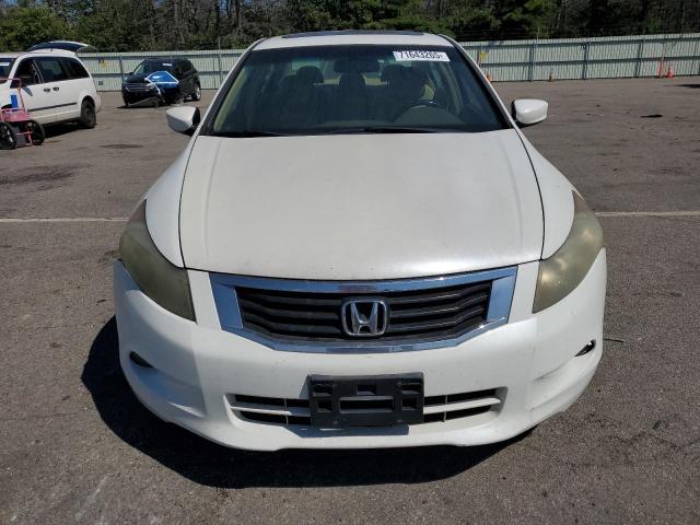 1HGCP36878A025895 - 2008 HONDA ACCORD EXL WHITE photo 5