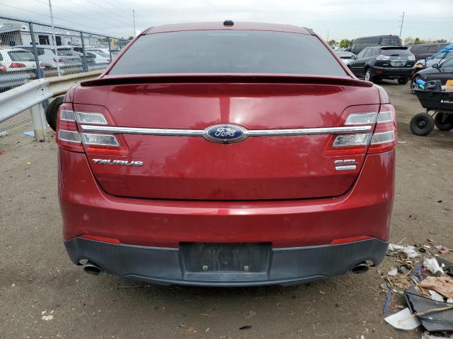 1FAHP2E98EG110719 - 2014 FORD TAURUS SEL MAROON photo 6