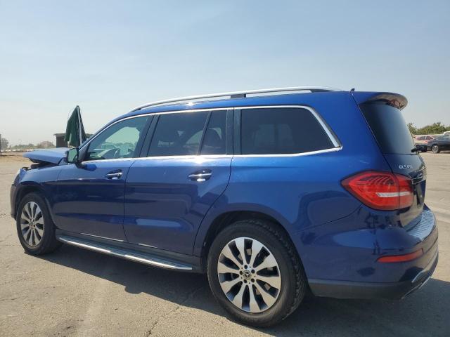 4JGDF6EE4JB124510 - 2018 MERCEDES-BENZ GLS 450 4MATIC BLUE photo 2