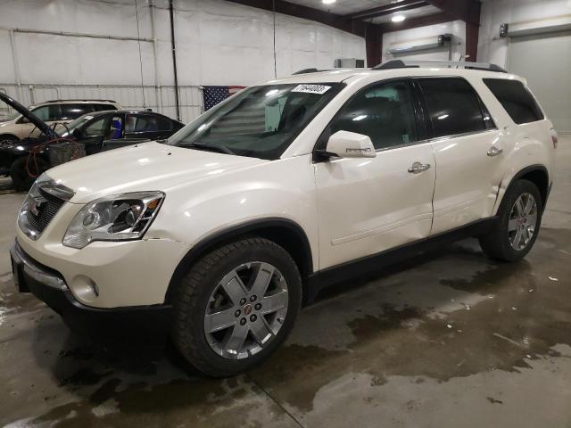 1GKLVNED9AJ212323 - 2010 GMC ACADIA SLT-2 WHITE photo 1