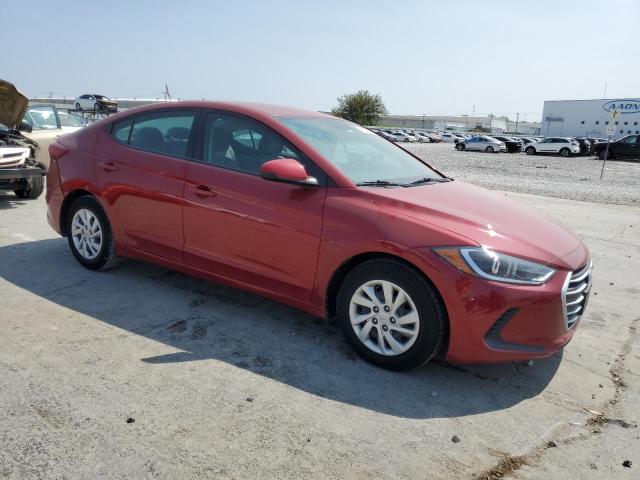 KMHD74LF7JU449573 - 2018 HYUNDAI ELANTRA SE RED photo 4