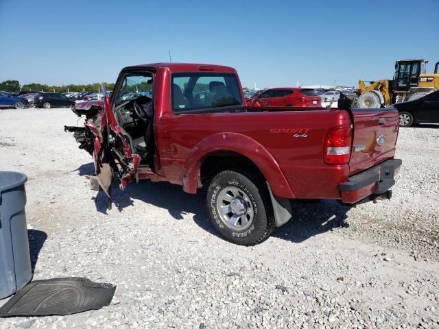 1FTYR11E46PA92447 - 2006 FORD RANGER MAROON photo 2