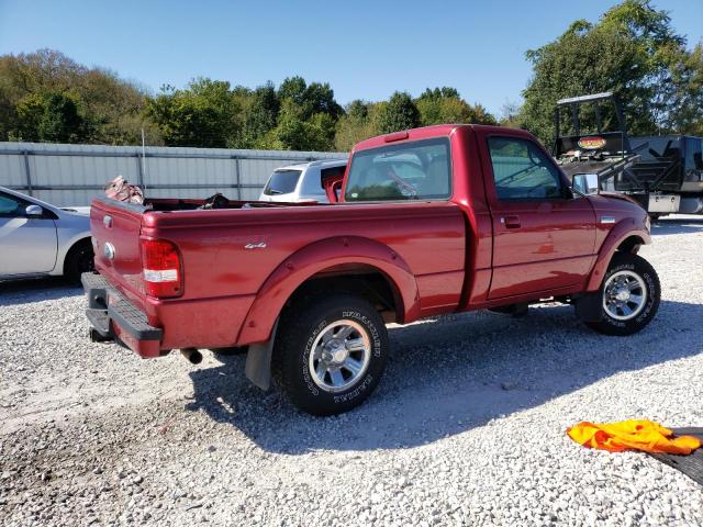 1FTYR11E46PA92447 - 2006 FORD RANGER MAROON photo 3