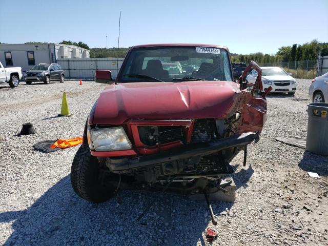 1FTYR11E46PA92447 - 2006 FORD RANGER MAROON photo 5