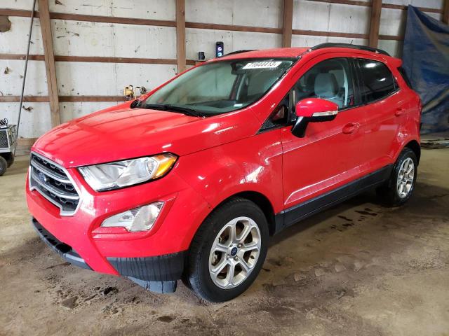 MAJ3S2GE0LC317323 - 2020 FORD ECOSPORT SE RED photo 1