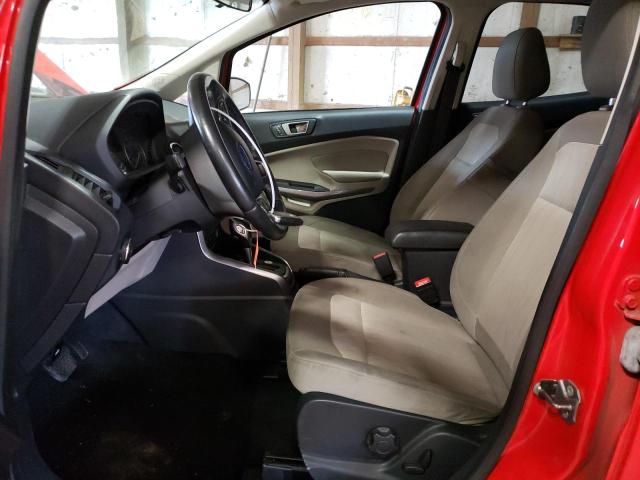 MAJ3S2GE0LC317323 - 2020 FORD ECOSPORT SE RED photo 7