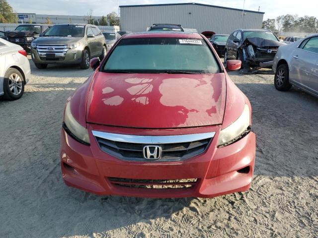 1HGCS1B80BA008744 - 2011 HONDA ACCORD EXL RED photo 5