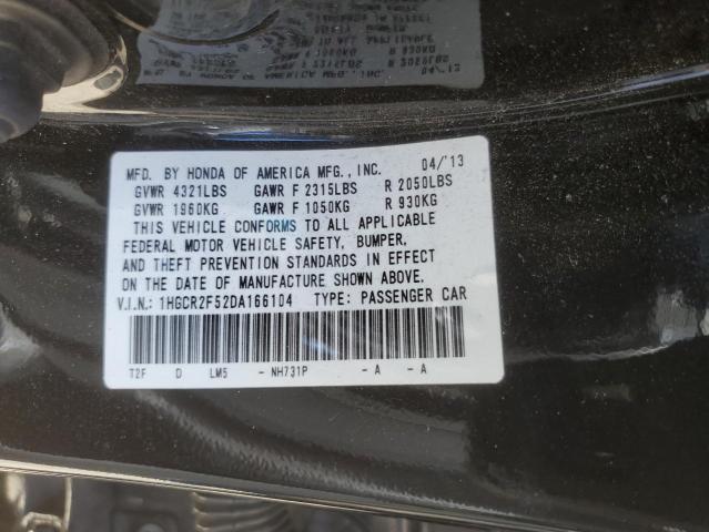 1HGCR2F52DA166104 - 2013 HONDA ACCORD SPORT BLACK photo 13