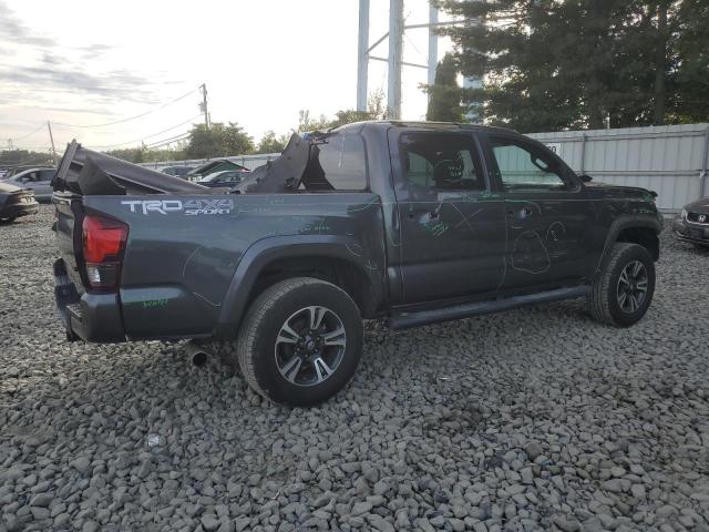 3TMCZ5AN1JM160087 - 2018 TOYOTA TACOMA DOUBLE CAB CHARCOAL photo 3