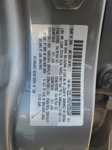 JM3TB2DAXD0417970 - 2013 MAZDA CX-9 GRAND TOURING SILVER photo 14