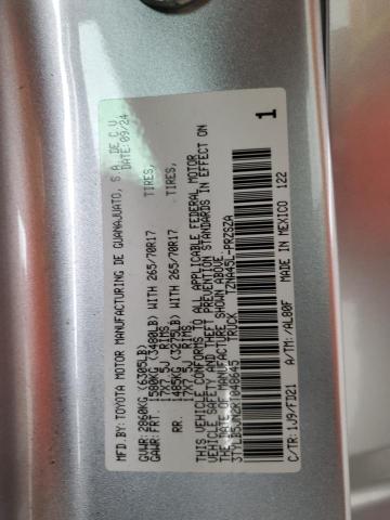 3TYLB5JN2RT048645 - 2024 TOYOTA TACOMA DOUBLE CAB SILVER photo 13