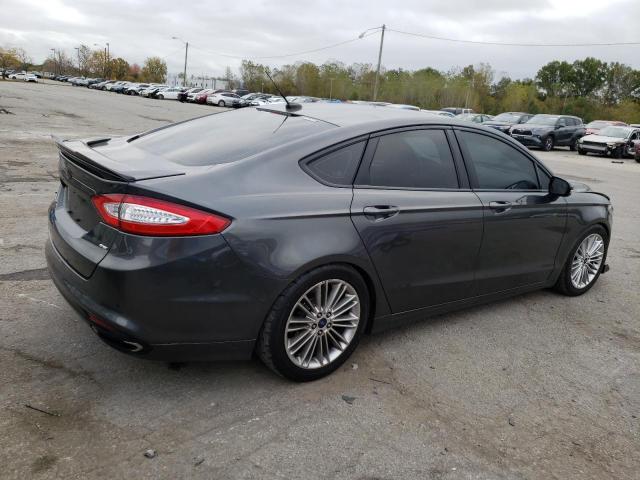 3FA6P0T94GR339358 - 2016 FORD FUSION SE GRAY photo 3