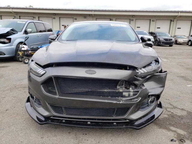 3FA6P0T94GR339358 - 2016 FORD FUSION SE GRAY photo 5