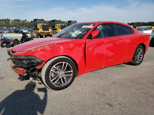 2C3CDXJG2KH730498 - 2019 DODGE CHARGER SXT RED photo 1