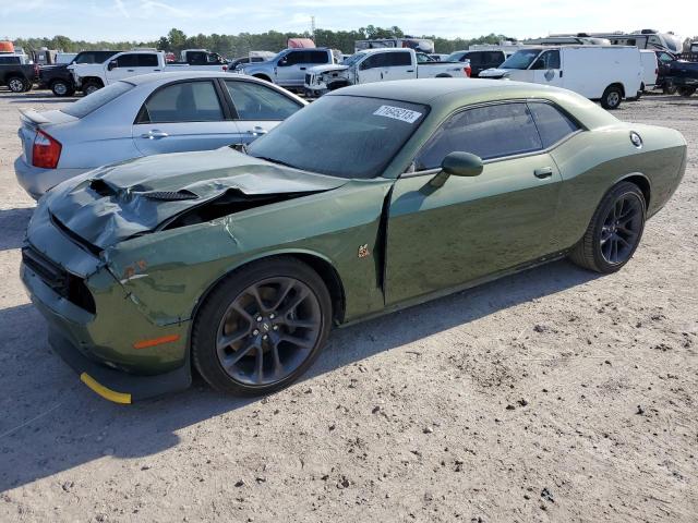 2C3CDZFJ8PH615122 - 2023 DODGE CHALLENGER R/T SCAT PACK GREEN photo 1