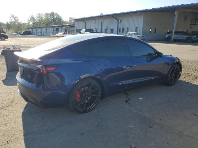 5YJ3E1ET5RF827692 - 2024 TESLA MODEL 3 ლურჯი ფოტო 3