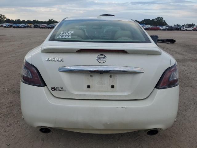 1N4AA5AP3EC445046 - 2014 NISSAN MAXIMA S WHITE photo 6