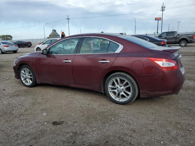 1N4AA5AP0AC825567 - 2010 NISSAN MAXIMA S BURGUNDY photo 2