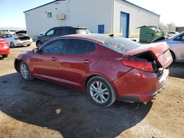 5XXGN4A78DG240369 - 2013 KIA OPTIMA EX RED photo 2