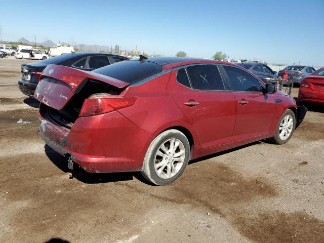 5XXGN4A78DG240369 - 2013 KIA OPTIMA EX RED photo 3