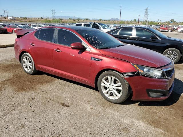 5XXGN4A78DG240369 - 2013 KIA OPTIMA EX RED photo 4