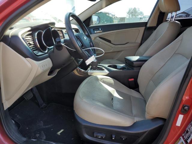 5XXGN4A78DG240369 - 2013 KIA OPTIMA EX RED photo 7