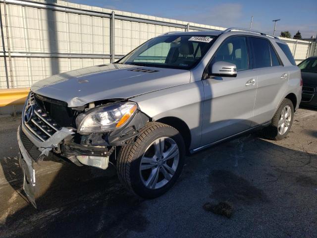 4JGDA5HB0DA264056 - 2013 MERCEDES-BENZ ML 350 4MATIC SILVER photo 1