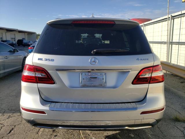 4JGDA5HB0DA264056 - 2013 MERCEDES-BENZ ML 350 4MATIC SILVER photo 6